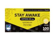 Comprimidos de cafeína Rite Aid Stay Awake 200 mg - 100 comprimidos