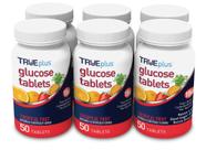 Comprimidos de glicose TruePlus com sabor de frutas tropicais 50 ct