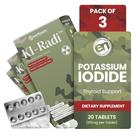Comprimidos de iodeto de potássio EarthNutri Ki-radi 65 mg 60 comprimidos