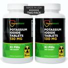 Comprimidos de iodeto de potássio ThyroShield 130mg para radiação 120