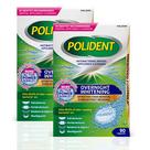 Comprimidos de limpeza para aparelhos dentários Polident Overnight 90x2 Comprimidos de limpeza para aparelhos dentários Polident Overnight 90x2