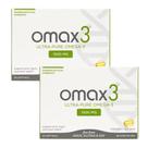 Comprimidos de óleo de peixe Omax3 Natural Omega 3 1500 mg EPA DHA 60 dias