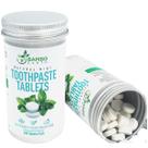 Comprimidos de pasta de dente BAMBOEARTH, pacote com 200, sabor natural de menta Comprimidos de pasta de dente BAMBOEARTH, pacote com 200, sabor natural de menta