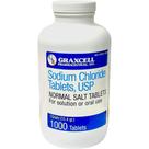 Comprimidos de sal Graxcell Cloreto de sódio 1g para POTS 1000 comprimidos