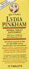 Comprimidos de suplemento Lydia Pinkham Menstruação Menopausa 72ct