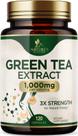 Comprimidos de suplemento Nature's Nutrition Extrato de chá verde 1000 mg