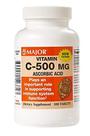 Comprimidos de vitamina C MAJOR 500 mg de ácido ascórbico 300 unidades