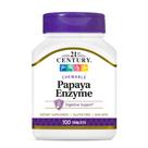 Comprimidos mastigáveis 21st Century Papaya Enzyme Tropical 100ct Comprimidos mastigáveis 21st Century Papaya Enzyme Tropical 100ct
