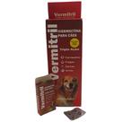Comprimidos Mastigáveis Anti Carrapato, Pulga, Verme e Sarna Vermitril para Cães e Gatos Sabor Carne, Para Todas as Raças e Tamanhos Comprimidos Mastigáveis Anti Carrapato, Pulga, Verme e Sarna Vermitril para Cães e Gatos Sabor Carne, Para Todas as Raças e Tamanhos