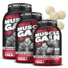 Comprimidos mastigáveis Bully Max Muscle Builder 2 em 1 60 unidades