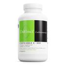 Comprimidos mastigáveis de vitamina C DaVinci C-300 Cherry 90ct