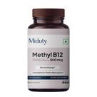 Comprimidos mastigáveis Miduty Metil Vitamina B12 com folato e B6 Comprimidos mastigáveis Miduty Metil Vitamina B12 com folato e B6