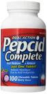 Comprimidos mastigáveis Pepcid Complete 100 Frasco de Ação Dupla