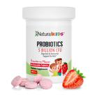 Comprimidos mastigáveis probióticos NaturalKids 5 bilhões de CFU Kids 3+