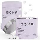 Comprimidos para enxaguatório bucal Boka Travel Size Hydroxyapatite Mint 90 unidades