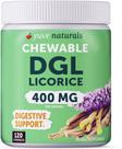 Comprimidos para mastigar Yuve Ultra-Pure DGL Licorice 4000 mg 120 ct Comprimidos para mastigar Yuve Ultra-Pure DGL Licorice 4000 mg 120 ct