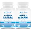 Comprimidos Puregen Labs Cloreto de sódio 1g (1000mg) USP 200 comprimidos
