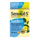Comprimidos Senokot-S Laxante natural de dupla ação 10 ct