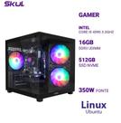 Computador 5000 Core I5 4590 3.3Ghz Mem 16Gb (2X8) Ddr3 Ssd 512Gb Nvme Fonte 350W Linux Ubuntu