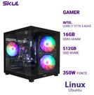 Computador 7000 Core I7 3770 3.4Ghz Mem 16Gb Ddr3 Ssd 512Gb Nvme Fonte 350W Linux Ubuntu