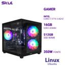 Computador 7000 Core I7 3770 3.4ghz Memória 16gb Ddr3 Ssd 512gb Nvme Fonte 350w Linux Ubuntu