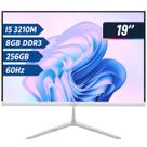 Computador All In One Branco Intel Core i5 8GB RAM SSD 256GB Tela 19 Polegadas Com WiFi Para Estudos E Home Office