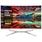 Computador All in One Curvo 27 Aitek AIO2755C i5 16GB RAM 512GB Full HD Tela VA 75Hz WiFi 5GHz Altofalantes Integrados