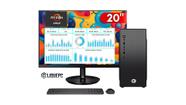 Computador Clique PC Ryzen 3 3200G SSD 500GB 16GB DDR4 Monitor 20 LED Windows 11 Pro
