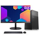 Computador Completo BluePC ELITE - Intel Core i5 9400F, 32GB DDR4, SSD 256GB, Windows 11 Pro, Gráficos Geforce, Monitor LED 21.5" - CDBP-ELI-21126