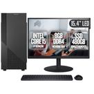 Computador Completo BluePC Task Intel Core i5 6ª Geração 8GB DDR4 SSD 480GB Monitor 15.4" - CDBP-TA003