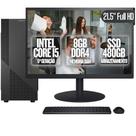 Computador Completo BluePC Task Intel Core i5 6ª Geração 8GB DDR4 SSD 480GB Monitor 21.5" - CDBP-TA015