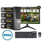 Computador Completo Dell Intel Core i5 3ª Geração SSD 240GB HDD 500GB Bluetooth USB Perfeito para Roblox