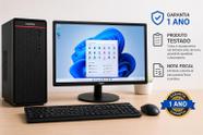 Computador Completo Intel Core i3 10ª Geração 8GB SSD 240GB Monitor 19 Windows 11 WiFi PC Pronto Para Uso
