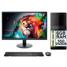 Computador Completo Intel Core i3 6GB SSD 240GB Monitor LED 19.5" HDMI EasyPC Go