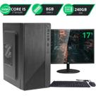 Computador Completo Intel I5, 8GB, SSD 240GB Monitor Pronto Pra uso