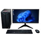 Computador Completo Intel i5 8GB SSD 256GB WiFi Monitor 20" com Teclado Mouse Sem Fio Desktop