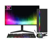 Computador Completo RGB Intel Core i7 16GB SSD 1TB Kit Gamer Monitor LED 24 Windows 11 Clique PC