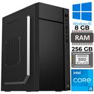 Computador Core I5-7500, RAM 8GB, SSD 256GB, GT-H110 Com Slot M2, Rede Gigabit, MT-34BK, Windows