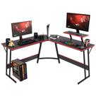 Computador de jogos Desk Payless Here, canto em forma de L, preto