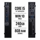 Computador Dell Mini Optiplex i5 8 Ger 240GB DDR4 8GB Win 10!