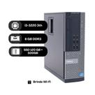 Computador Dell OptiPlex 7010 i33220 3 Geração 8GB RAM SSD 120GB HD 500GB Win 10 Pro