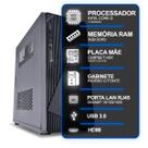 Computador Desktop, Intel Core I3 4ª Geração, 8GB RAM, Sem SSD, Conexões USB/VGA/HDMI/LAN/SOM