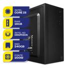 Computador Desktop Power Edge Intel i5 16GB RAM SSD 240GB Win 11 Pro WiFi