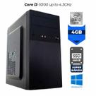 Computador Elo Intel Core i3-10100 Up to 4,3Ghz Cache 6MB Memória 4GB Ram Hd SSD 240GB Windows 10 e pacote de Programas