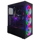 Computador Gamer CertoX STREAM AMD 1080 TC AMD Ryzen 5 4500 Radeon RX550 8GB DDR4 256GB SSD Com 3 Fans Linux