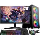 Computador Gamer Completo Intel Core i5 8GB SSD 256GB Kit Gamer com Headset Monitor 20" Windows 10 3green Flash