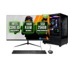 Computador Gamer completo Intel I5, 16GB Ram, SSD 480GB, Monitor 20, Kit USB Windows 10