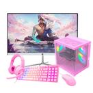 Computador Gamer Rosa i7 16gb Ram 512gb Nvme Rx 560 Gabinete com fans Rgb Computador Gamer Rosa i7 16gb Ram 512gb Nvme Rx 560 Gabinete com fans Rgb