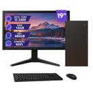 Computador MRP Informática Completo Intel core I5 Memoria 16gb SSD 480gb Fonte 200W Windows 10 Monitor LED 19