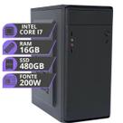 Computador MRP Informática Processador Intel Core I7 3.4ghz SSD 480gb Memória 16gb Fonte 200W Windows 10